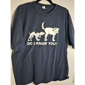 Funny Y2k T-shirt Do I Know You? Alstyle Apparel Activewear Mens Xl